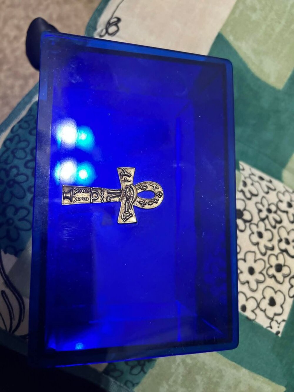 Egyptian Cross Jewelry Box